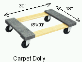 Carpet Dolly with Casters